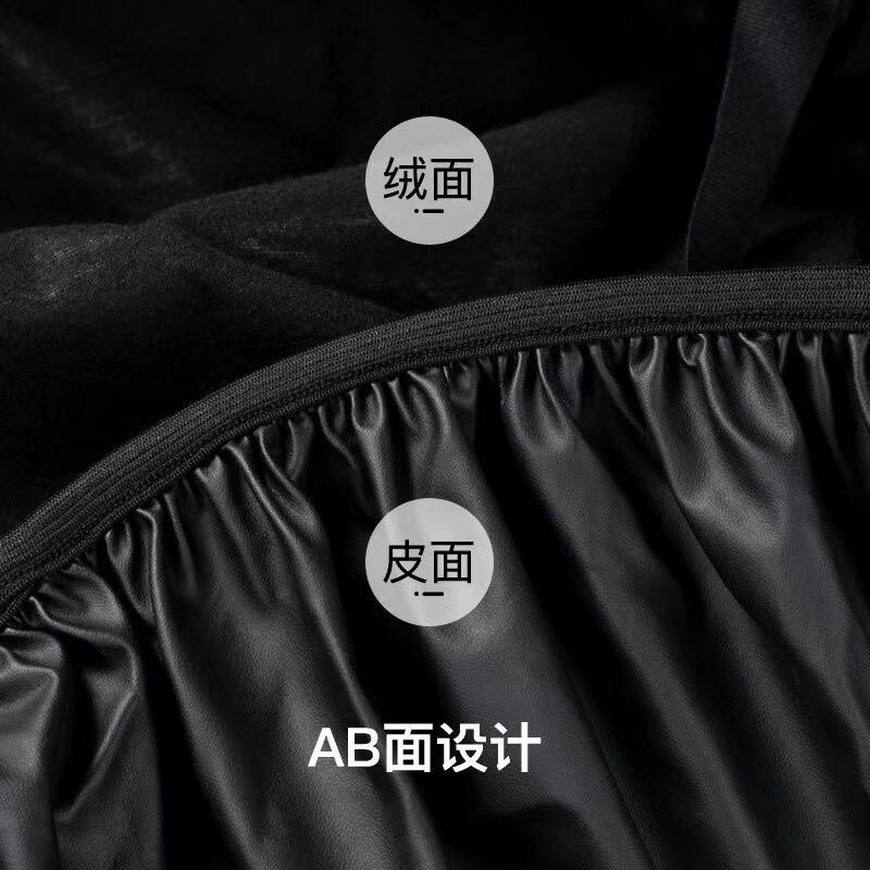 电动机车坐垫套防晒防水四季通用电瓶车滑板车弹力皮革隔热座套