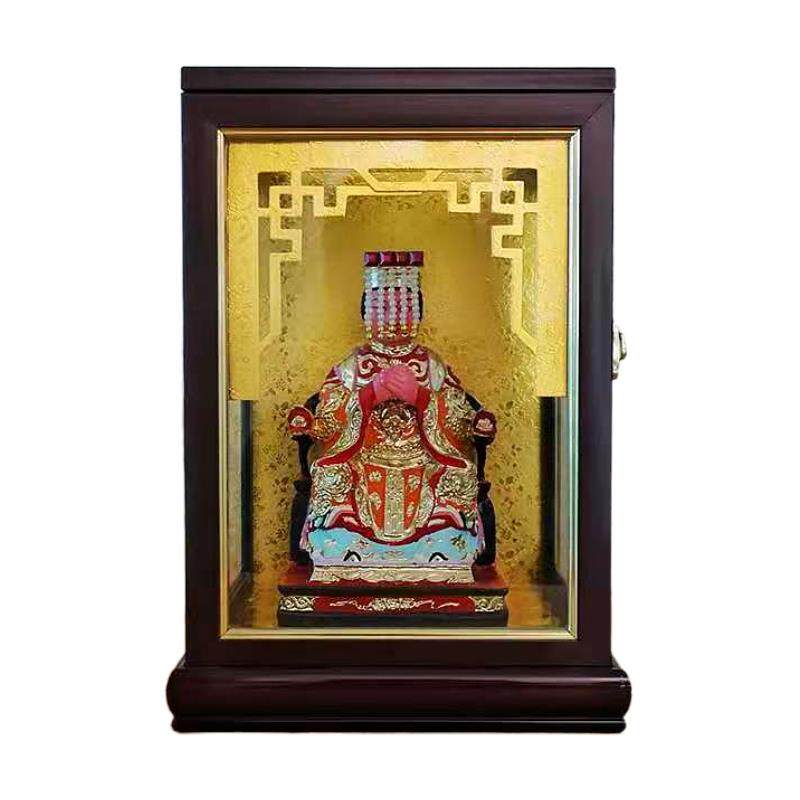 财神爷佛龛供台家用供奉桌供奉台佛台神龛架神台壁挂式财神柜佛柜