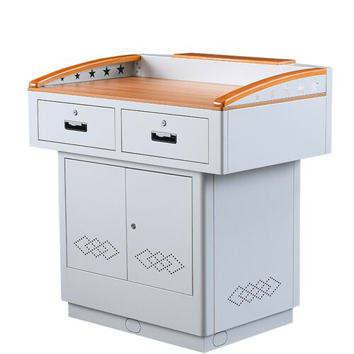 多媒体讲台钢制多功能班班通学校老师讲台桌子演讲台发言台中控台
