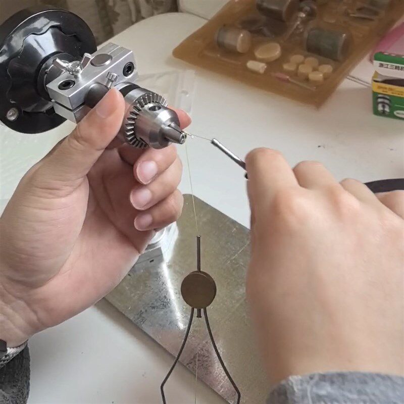 飞蝇钩绑制台可旋转打结器绕线器毛钩飞钓铁板钩绑钩钳绑制工具