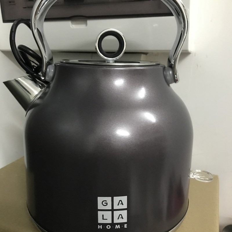 304不锈钢磨砂绿电热水壶 1.7升自动断电防干烧英国STRIX温控器