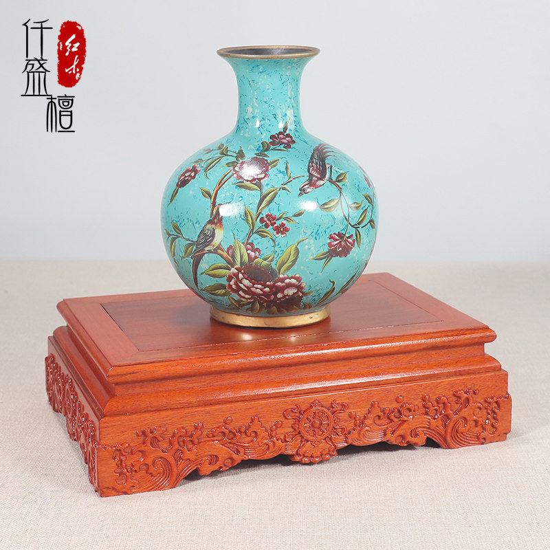 摆件底座加高托架实木质展示花瓶花盆石头工艺品红木佛像茶壶盆景