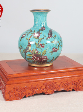 摆件底座加高托架实木质展示花瓶花盆石头工艺品红木佛像茶壶盆景