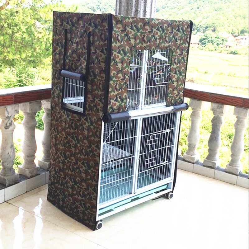 宠物笼罩子防雨防风防寒保暖猫笼狗笼套防水牛津布帐篷狗棚定做