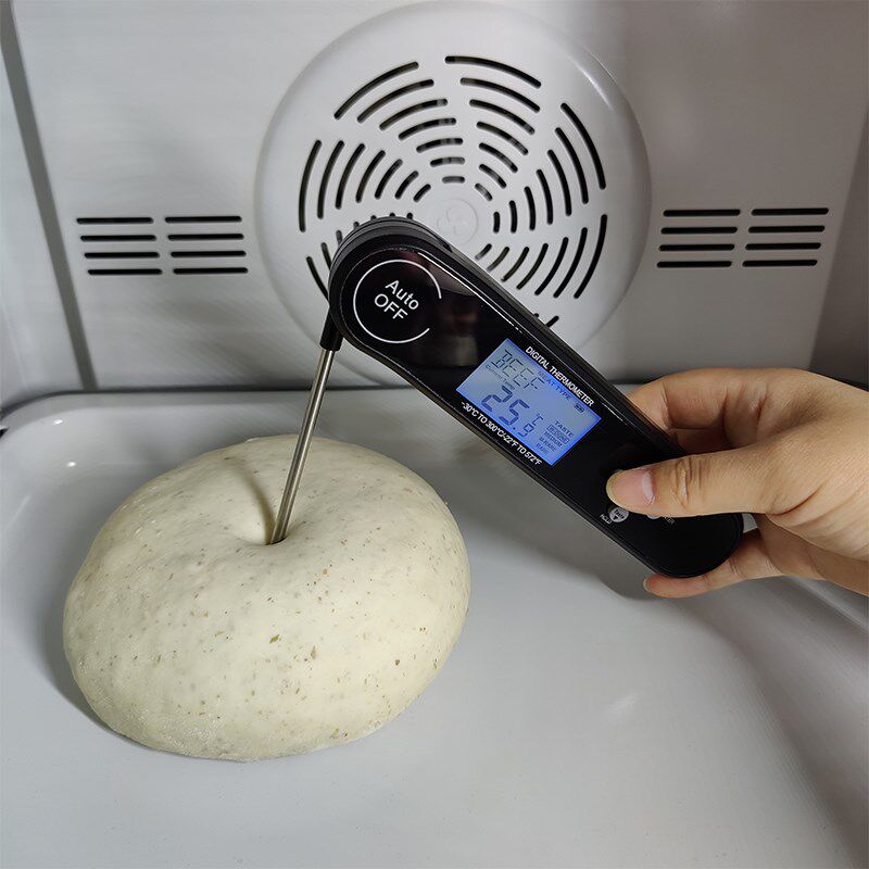 卢卡斯温度计针式折叠测温烘焙厨房烧烤奶粉食品不锈钢食品级家用