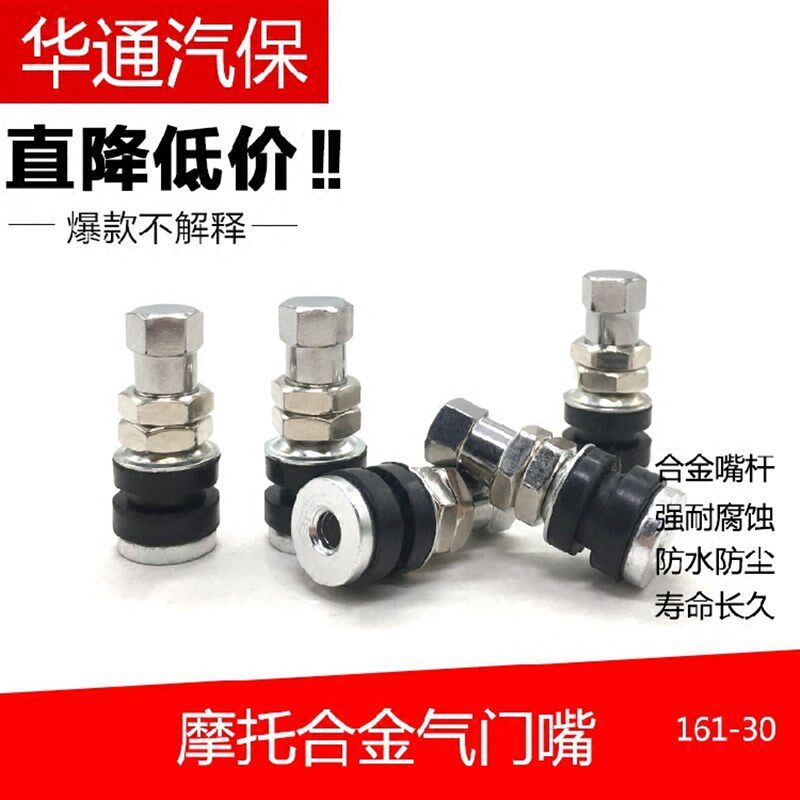TR161气门嘴摩托车电瓶车真空胎嘴子直嘴子拧螺丝帽嘴小轮毂嘴子