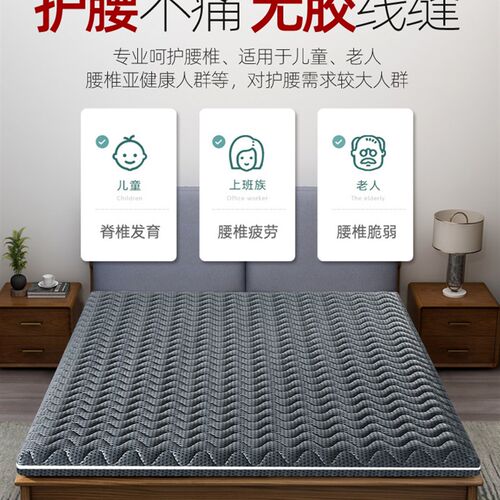 天然进口全山棕床垫手工棕榈垫无胶折叠硬经济型家用椰粽垫子定制