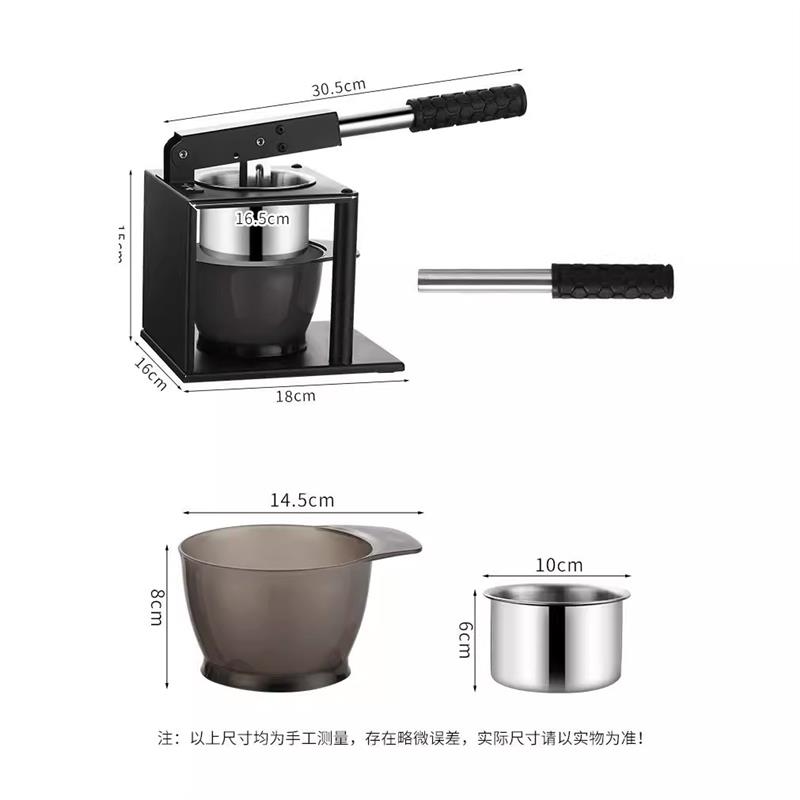 多功能土豆泥旋转挤压薯器水果蔬菜婴儿辅食捣泥不锈钢捣碎器家用