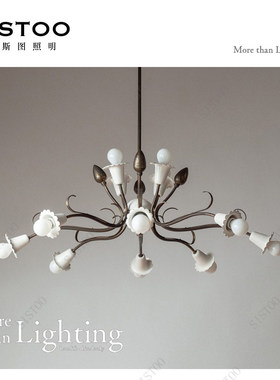 意大利1940s中世纪现代客厅灯复古美式中古古董吊灯餐厅卧室灯具