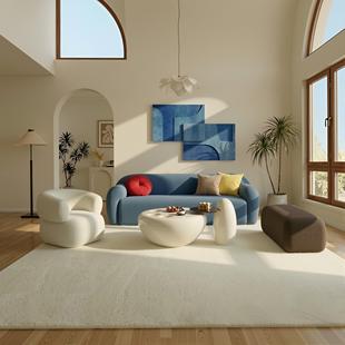 奶油风沙发美容院服装店接待区沙发公寓客厅小户型沙发2025新款