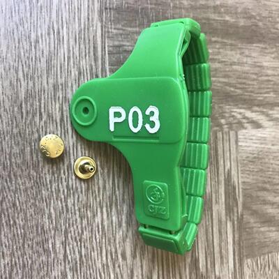 CJZP03加强手牌机械烫印黑白字洗浴场浴室游泳桑拿钥匙手牌号码牌