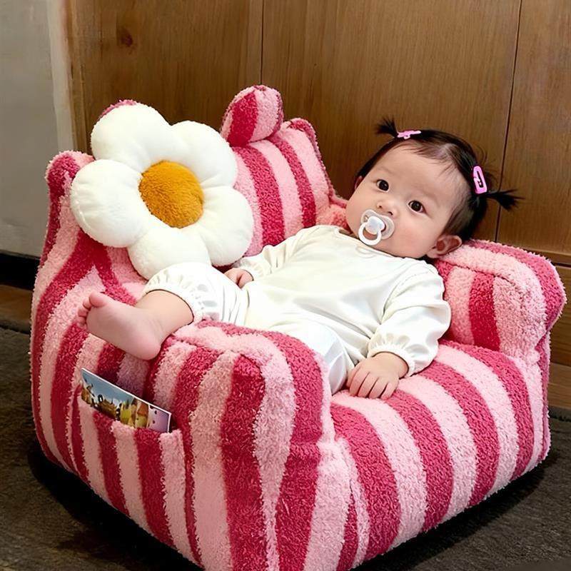 儿童沙发简易舒适轻便座椅阅读角坐地防摔小月龄宝宝加厚软靠背椅,住宅家具,儿童沙发,淘宝优惠券,粉丝福利购,淘宝优惠卷