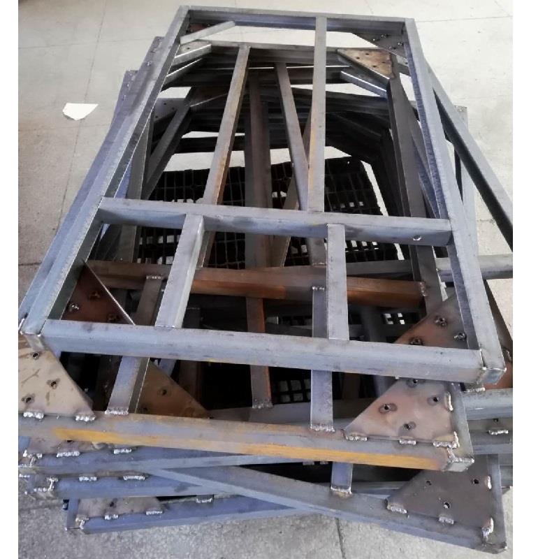铁电机底座架子不锈钢方管扁管矩形管槽钢角铁长方形框架加工焊接