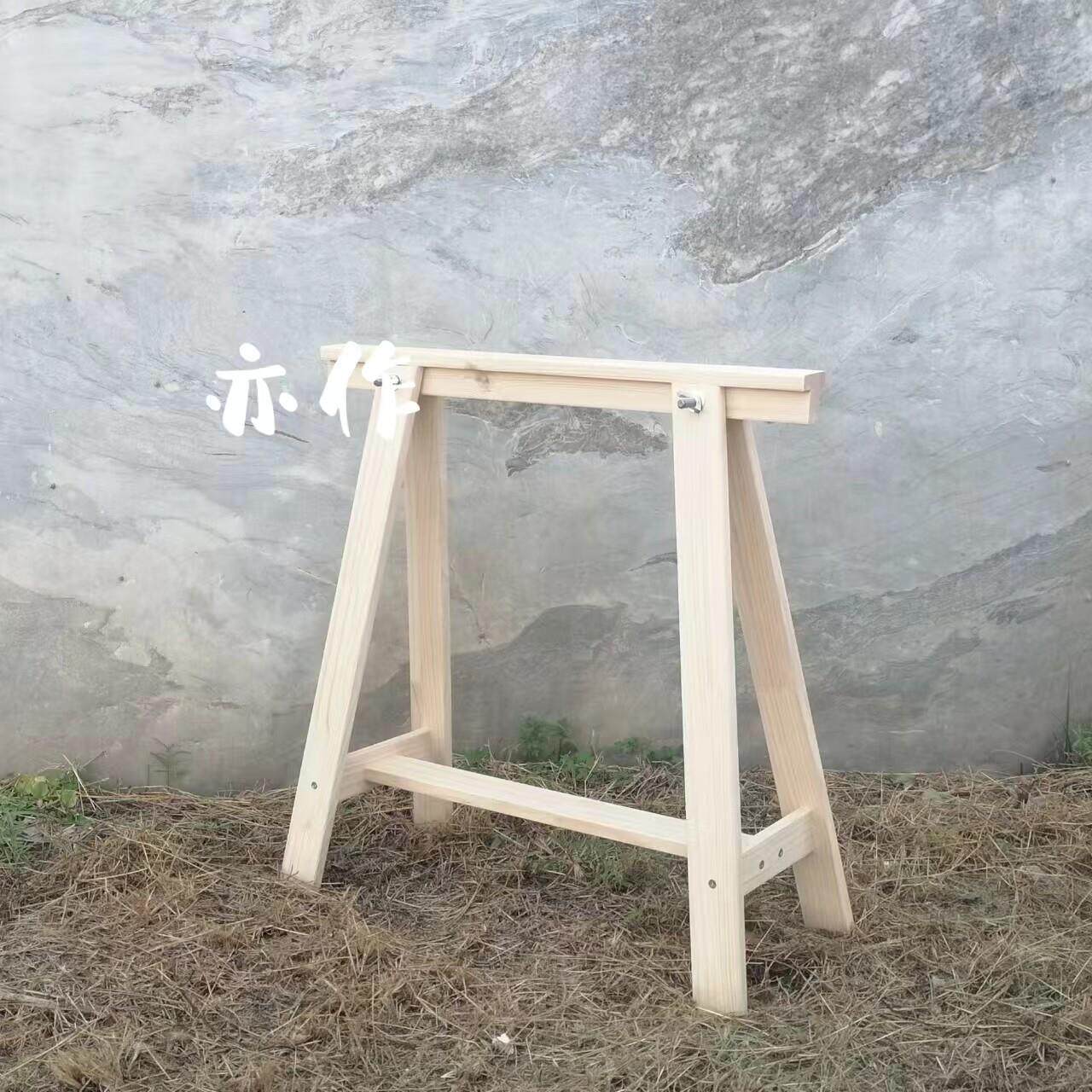 实木桌架支架台架桌腿桌脚台脚个性办公家具配件