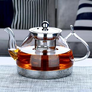 玻润 家用加厚耐高温煮茶壶 电磁炉专用玻璃茶壶 耐热玻璃煮茶器