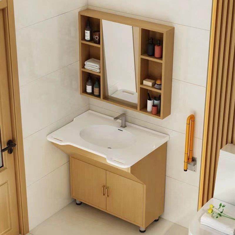 定制养老院洗手台盆镜柜一体浴室柜康养中心敬老院适老化台盆柜子,商业/办公家具,适老柜,淘宝优惠券,粉丝福利购,淘宝优惠卷