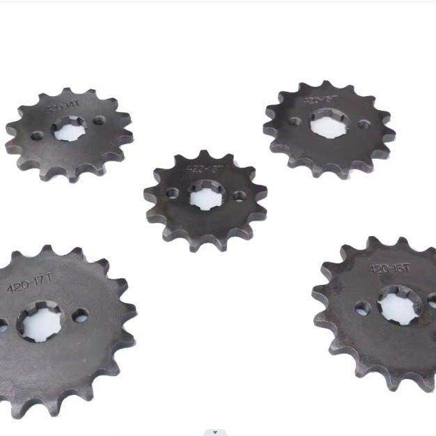 110 125 150 250摩托车沙滩车越野车发动机420 428小链轮齿轮小飞