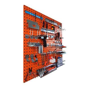 方孔板挂钩五金工具架配件储物板冲孔板挂件金属墙板挂钩