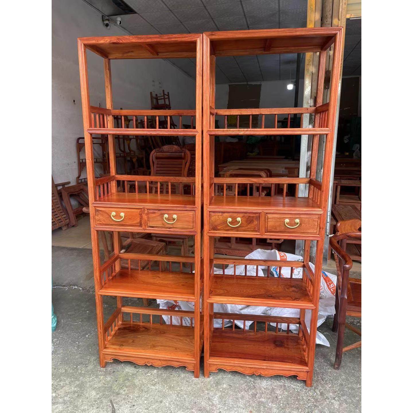 红木家俱 缅甸花梨木书架 落地置物架 餐柜博古架收纳茶水柜,住宅家具,多宝格/博古架,淘宝优惠券,粉丝福利购,淘宝优惠卷