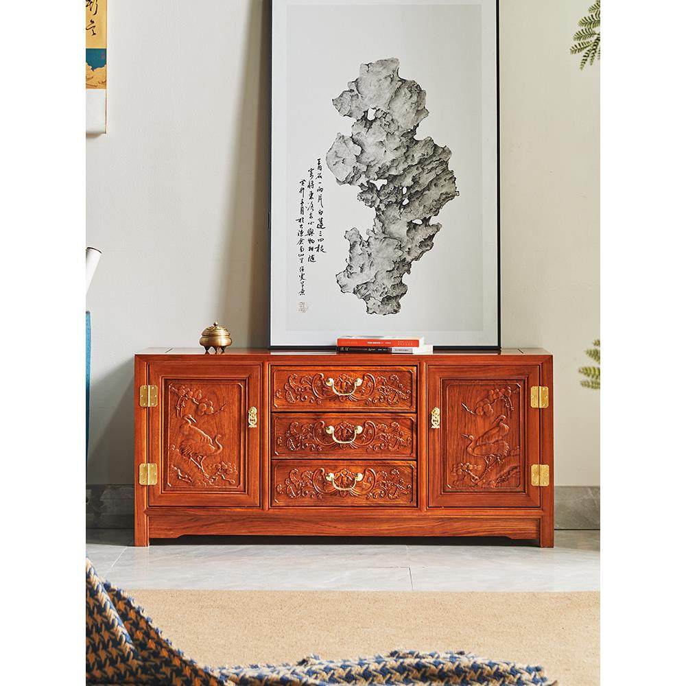 红木电视柜花梨木新中式小户型影视柜刺猬紫檀全实木简约客厅地柜,住宅家具,电视柜,淘宝优惠券,粉丝福利购,淘宝优惠卷