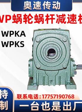 WPKA WPKS蜗轮蜗杆减速机小型减速器立式电机涡轮齿轮变速箱