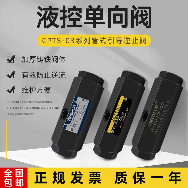 原厂现货 液压管式 引导逆止阀 管式液控单向阀 CPTS-03 油缸自锁
