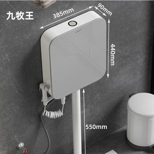 套装 厕所冲水箱陶瓷家用卫生间节能蹲便器蹲坑大冲力挂墙式 抽水箱