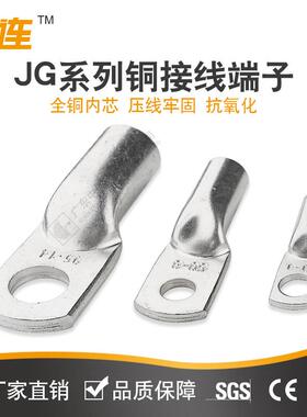 中连 JG16-10船用系列铜接线端头 冷压端子 紫铜镀锡快速连接端子