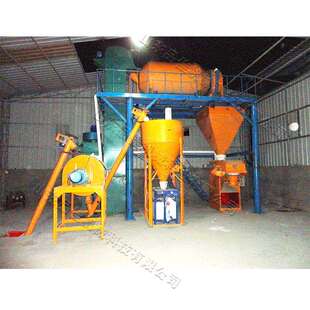 珍珠岩砂浆搅拌机 无轴滚筒物料拌匀机 外墙保温抗裂砂浆生产设备