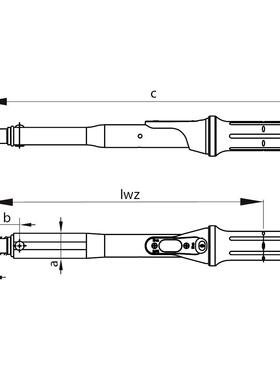 Gedore TORCOFIX Z 扭力扳手 5-25NM 4400-02 1646168