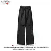 DCDN美式 宽松阔腿长裤 机能工装 PLAY 裤 子男潮冲锋裤 高伞兵裤