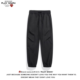 男裤 香蕉裤 休闲裤 PLAY 秋冬加绒长裤 冬季 垂感直筒裤 DCDN男款