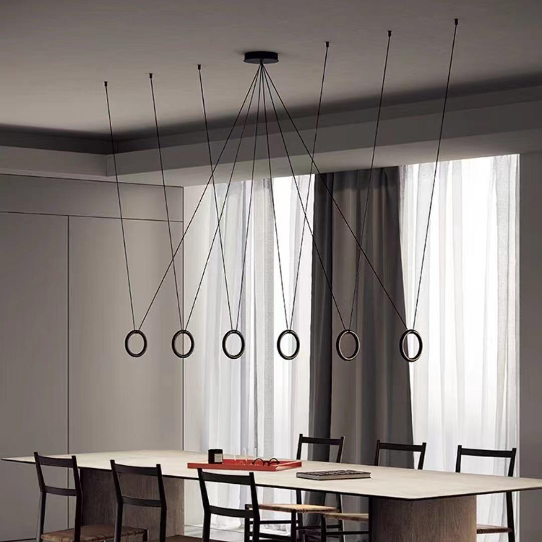 Lodes IVY现代简约设计师餐厅卧室客厅复式高端设计LED吊灯