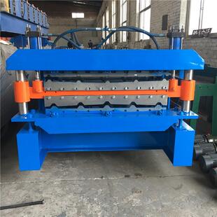 全自动双层压瓦机840900彩钢瓦屋顶瓦冷弯成型设备不锈钢出口专用