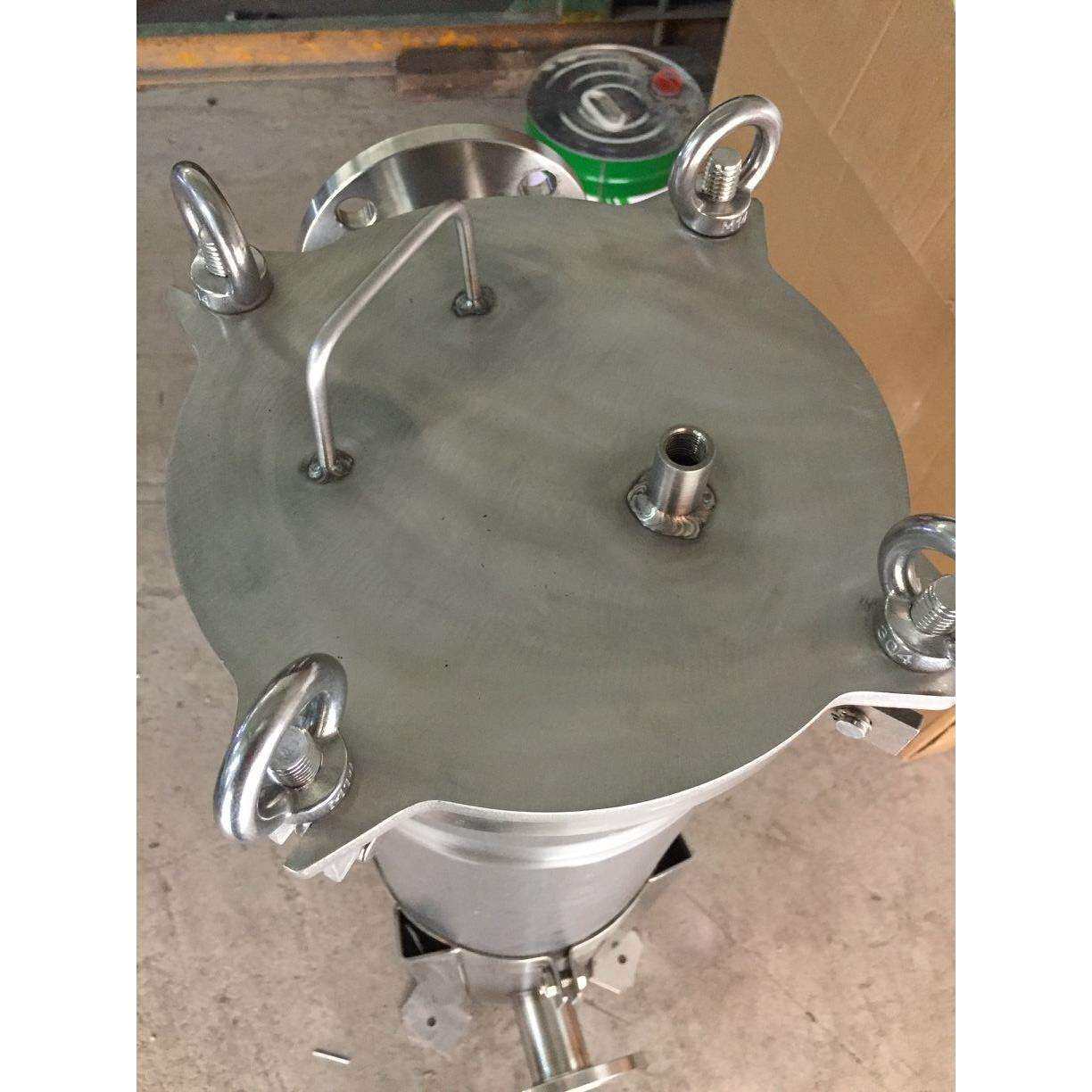 单袋平盖过滤器 平盖单袋式过滤器 不锈钢袋式过滤器