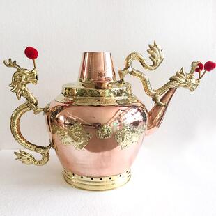厂家供应龙嘴大铜壶 大茶壶 北京茶汤壶喝水壶龙壶
