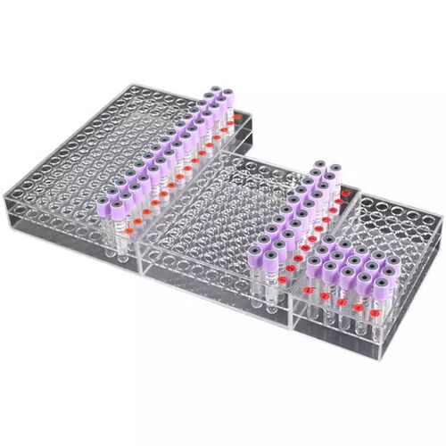 试管架亚克力离心管架样品管45孔 90孔 2ml5采血管架实验室