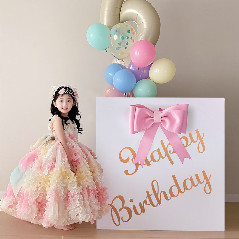 超大生日惊喜盒子网红款礼物盒包装空箱男生女孩儿童布置飘空气球