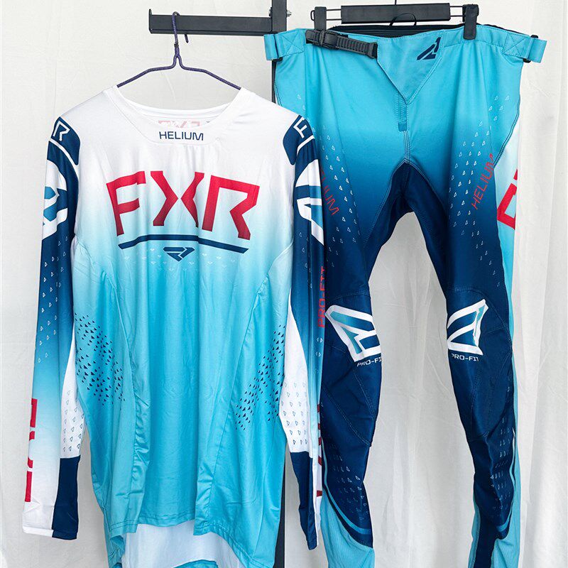 新款越野摩托车骑行服套装男款机车赛车衣服夏季速降装备