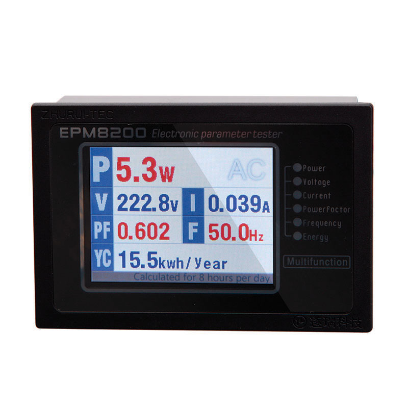 厂家直销 EPM8200 彩屏功率计 /电参数测试仪/交流功率表