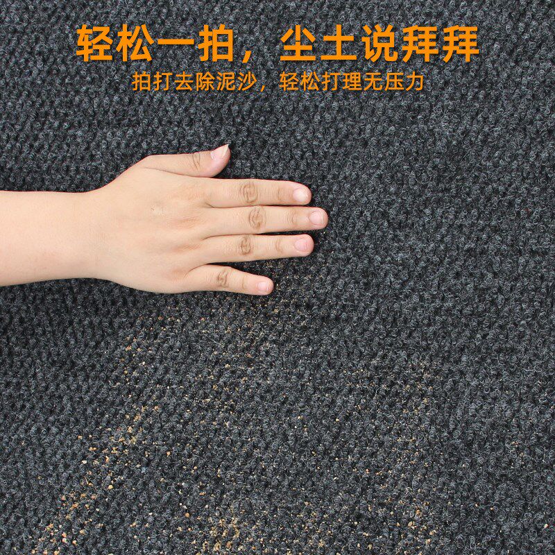 入户门垫地垫菠萝纹高级感金黄色乔迁进门垫子外门口防滑除尘地毯