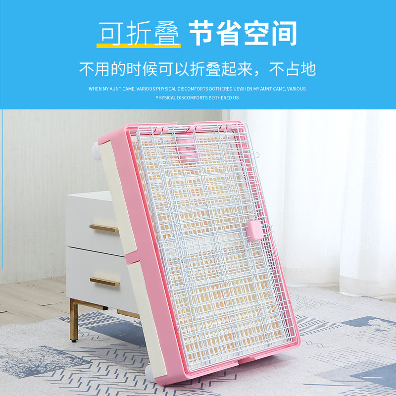 特大号兔笼兔子笼自动清粪防喷尿双层兔笼子荷兰猪龙猫笼子用品