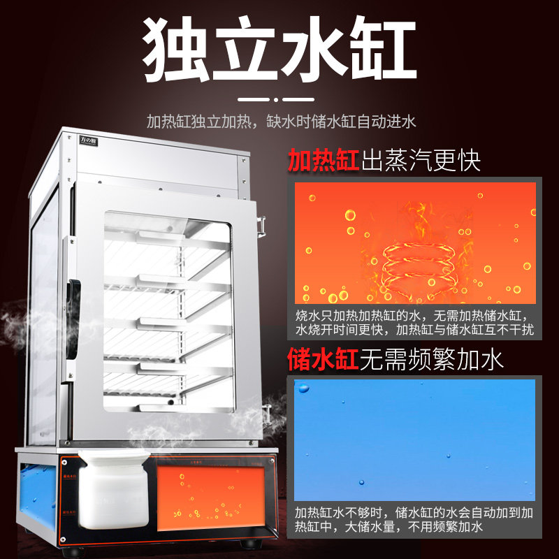 蒸包子机商用蒸包机蒸柜蒸炉蒸箱饭菜保温柜玻璃抽屉蒸包柜电蒸炉