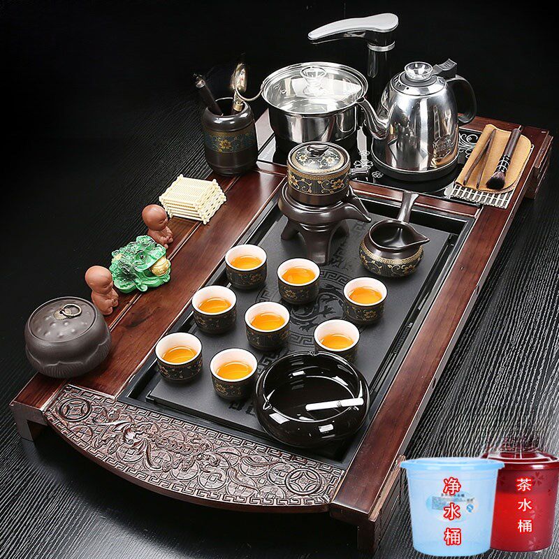 采购产品茶具套装,家用全自动茶几,水壶,一体式高端茶盘,泡茶用具