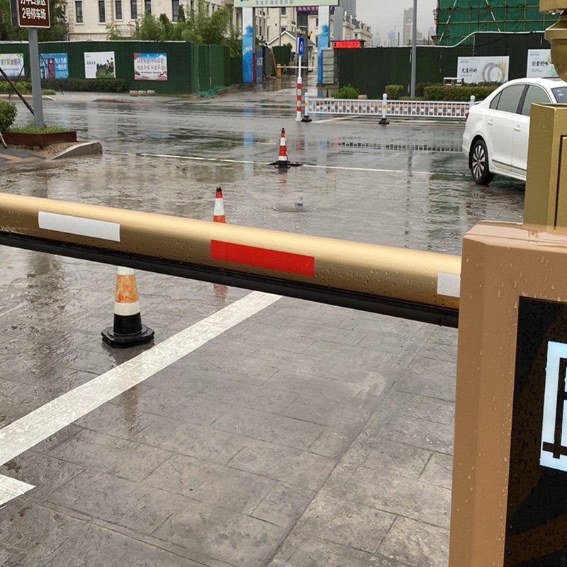 适配捷顺金80*50椭圆道闸杆小区门禁杆起落杆挡车杆防砸胶条直杆