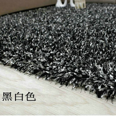 定制 地毯茶几弹力丝旗客厅卧室加厚加密亮丝长毛床头毯carpet