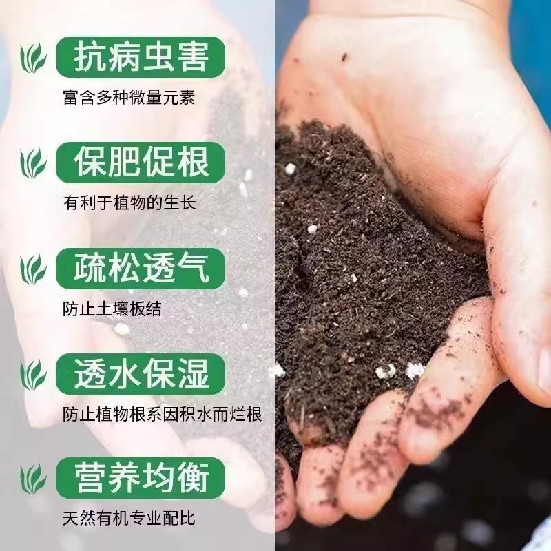 营养土养花种植专用通用型土壤种菜盆栽果树泥土黑土多肉种植肥料