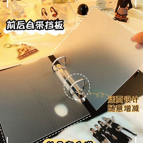 ringnote卡册四宫格九宫格卡册3寸爱豆专辑小卡追星收纳册活页9格