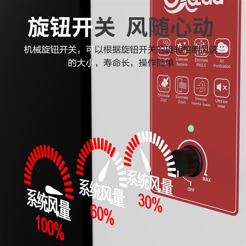 激光烟雾净化器3D打印标咖啡烘焙异味抽风机焊锡粉尘排烟仪器小型