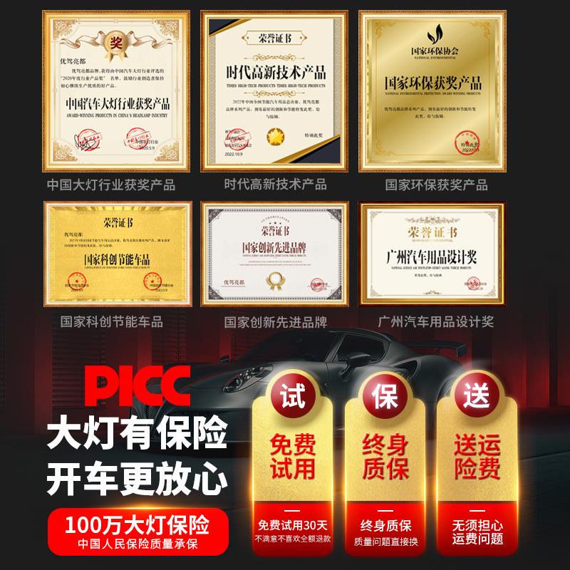 13-15-16-17款起亚K3激光汽车LED前大灯远光近光车灯超亮专用灯泡